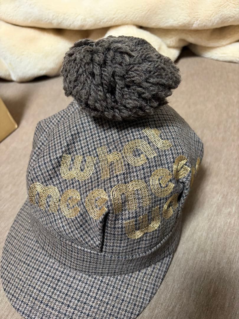 ドリカム　WMMW茶色　ボンボン付き帽子　吉田美和