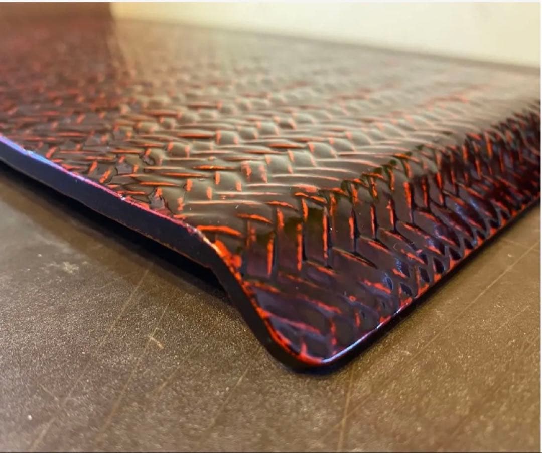 レア　美品　台形久留米籃胎(らんたい)漆器　付属 ・箸・箸置き・合計２１点セット