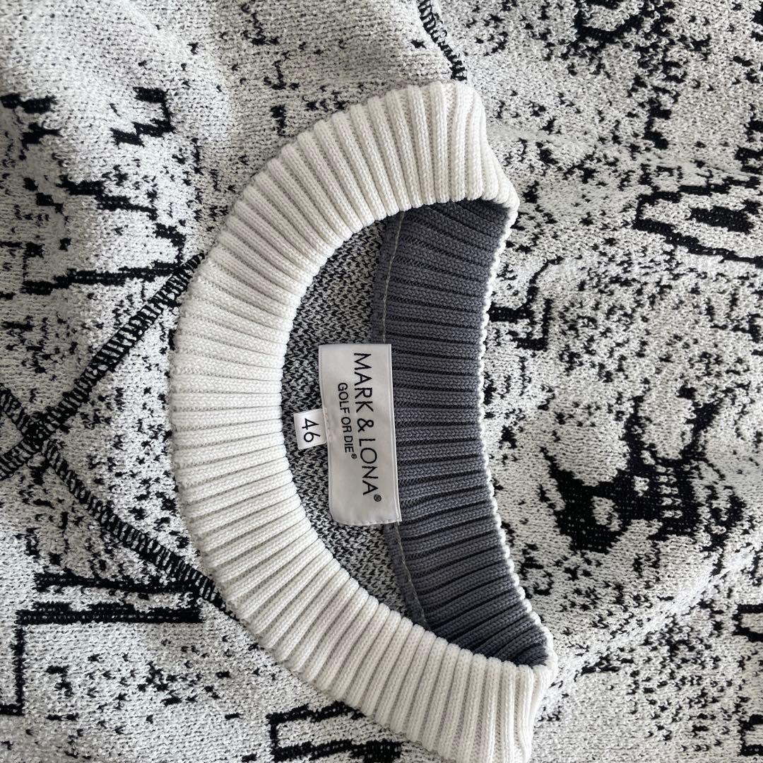 マークアンドロナ メンズ ゴルフニット