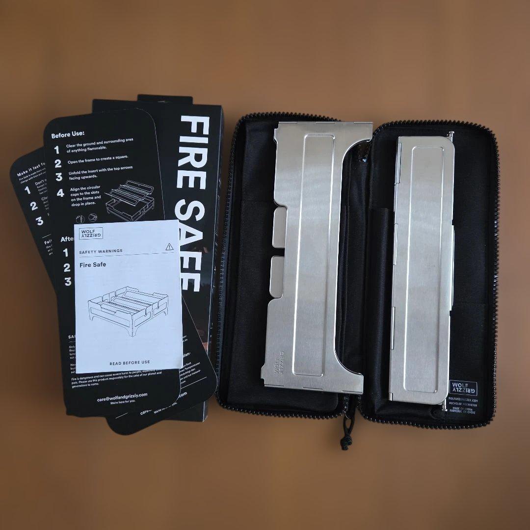 WOLF＆GRIZZLY FIRE SAFE 焚き火台