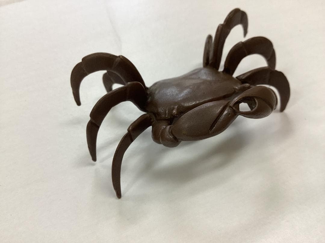蟹　銅製　置き物　インテリア　オブジェ　N562