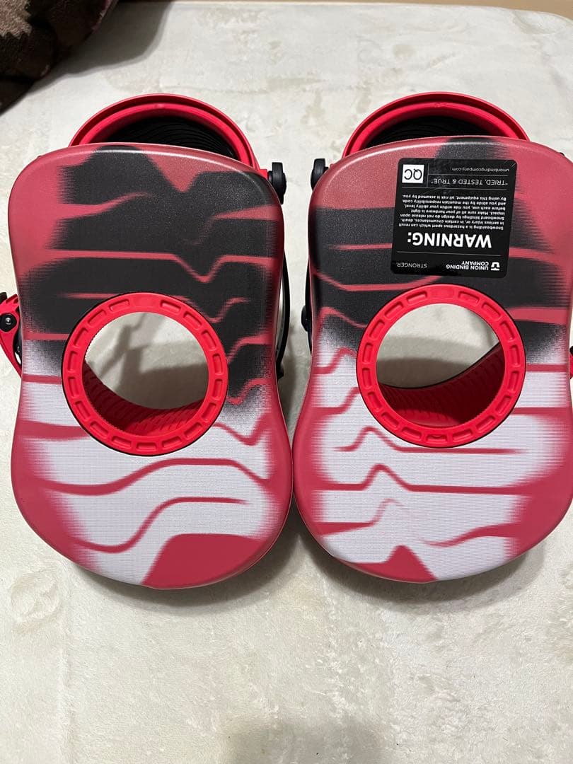 UNION ULTRA BLEAM スノーボード ビンディング レッド/ブラック