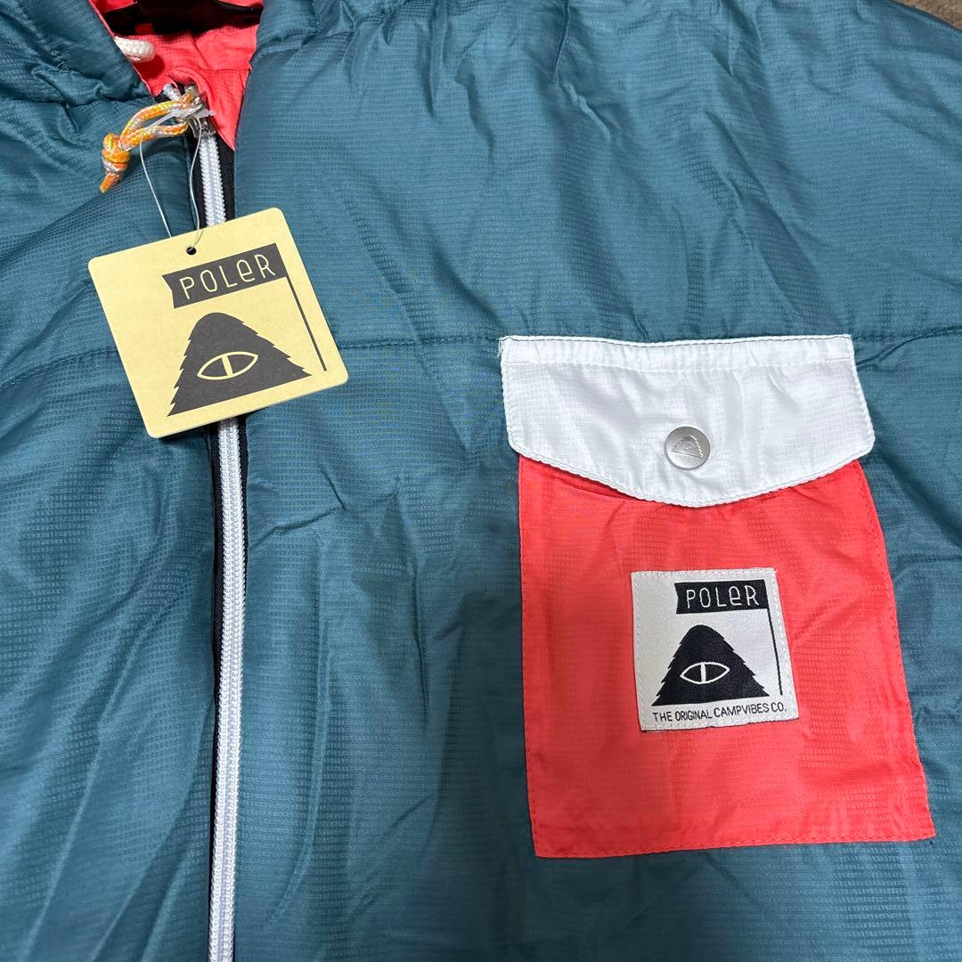 【新品未使用】POLER 着るシェラフ　リバーシブル　Ｌ