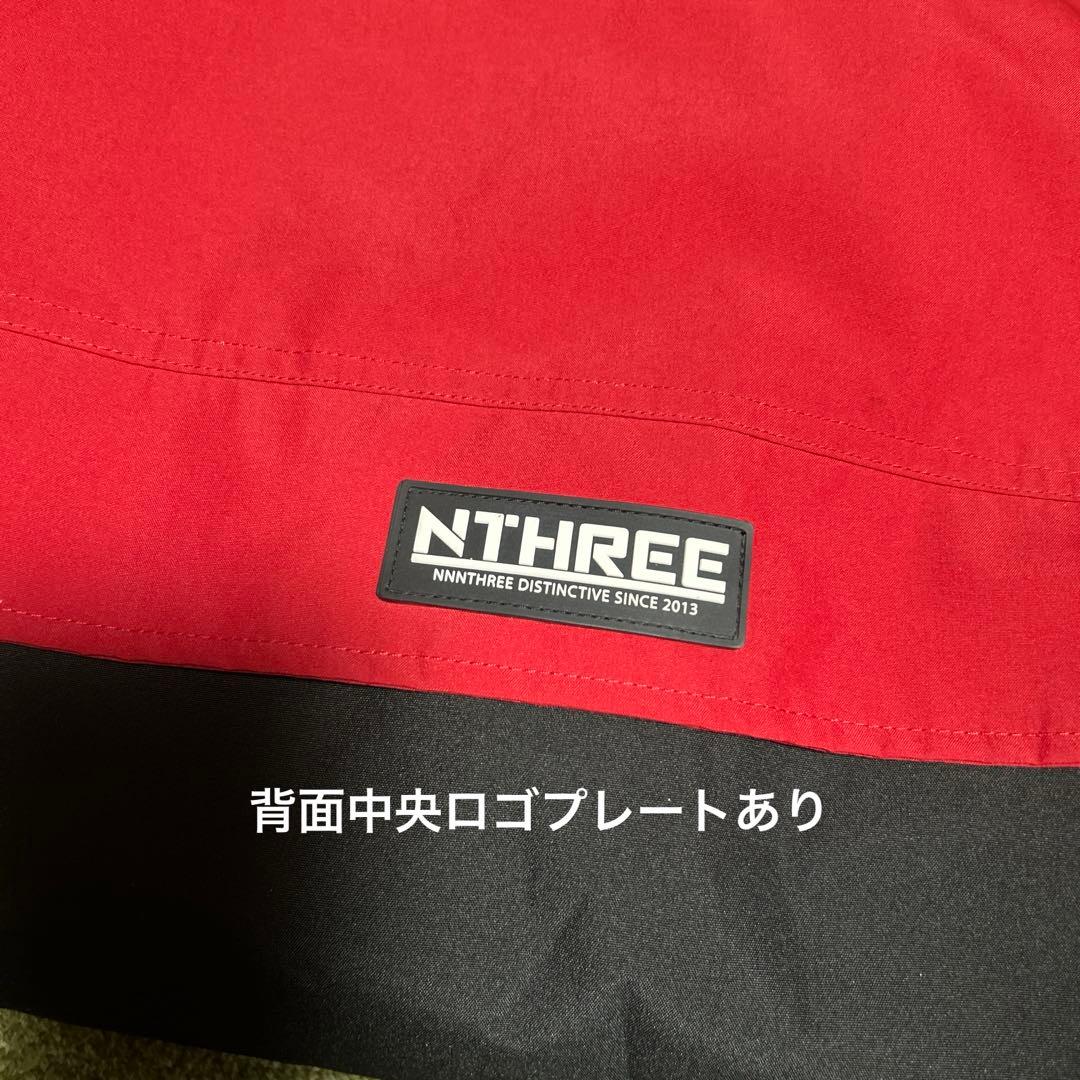 【美品】NNN エヌスリー スノーボード ウェア フード付ジャケットS実寸参考