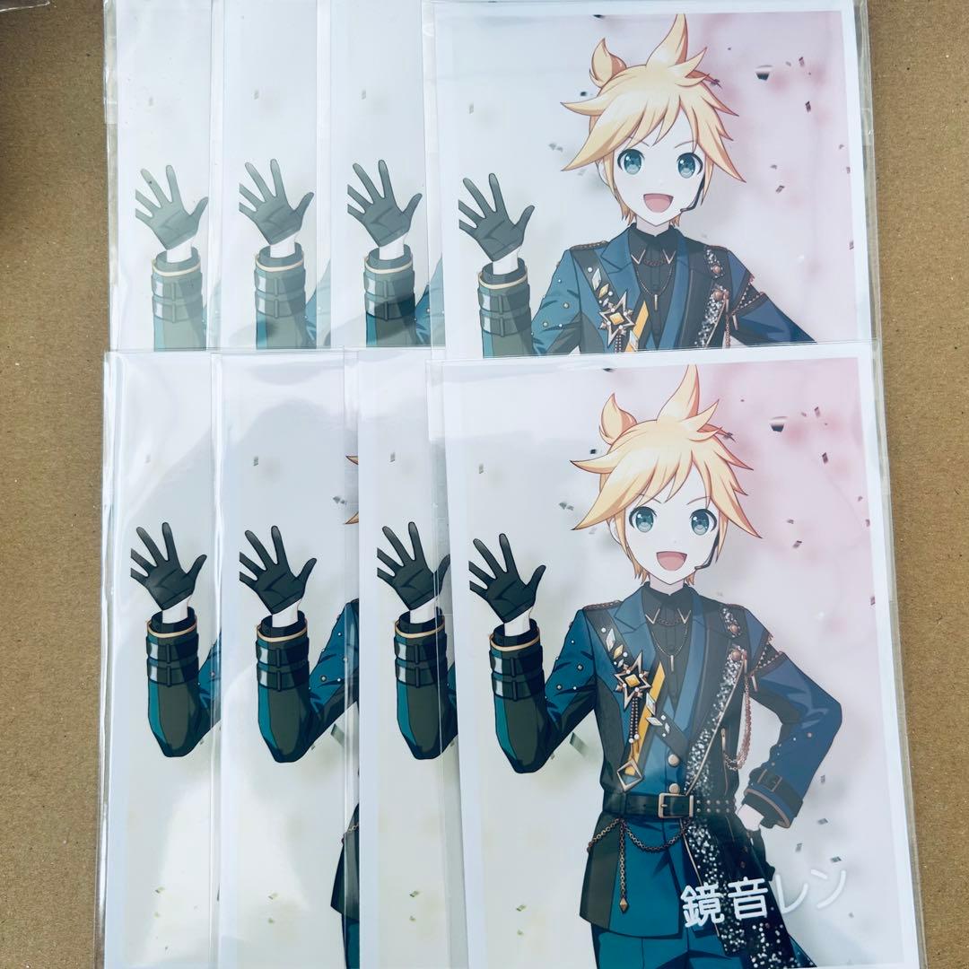 プロセカ あんスタ コラボ 鏡音レン 缶バッジ 色紙 etc