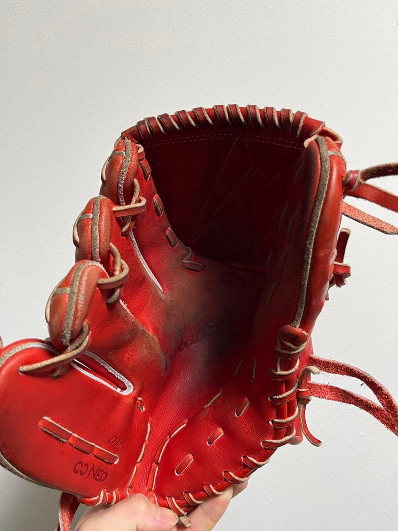 Mizuno グローバルエリート 赤 硬式グローブ