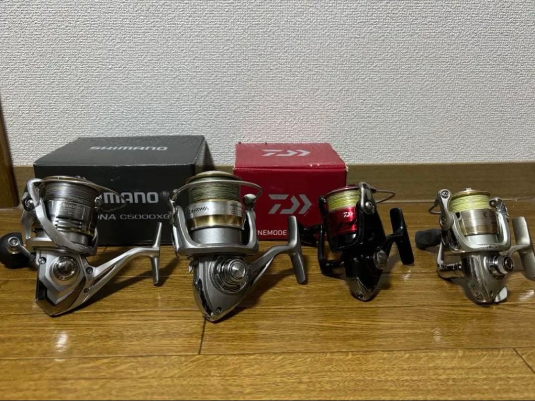 シマノ ダイワ　リール計4点セット