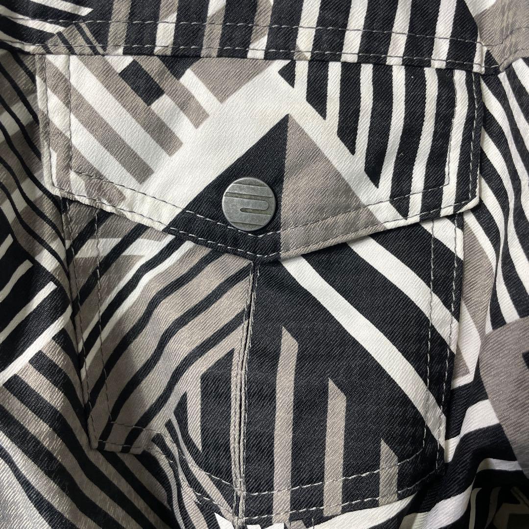 【mh/1.20/11】ESTIVO 総柄スノーボードウェアつなぎ XLサイズ