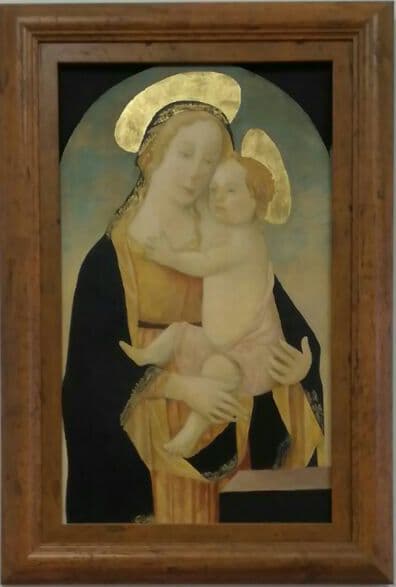 プラトー美術館所蔵　聖母子像　(直筆模写)