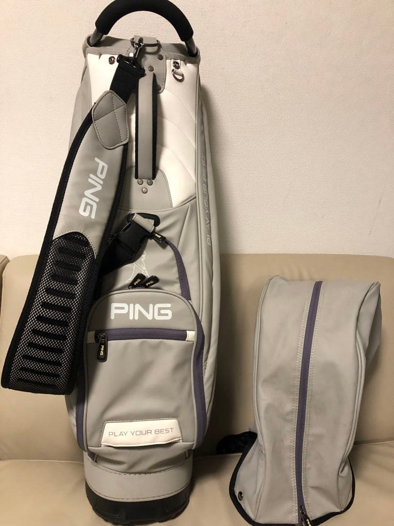【送料込み】廃盤希少品　ミスターピン　PING ソフトPU キャディバッグ