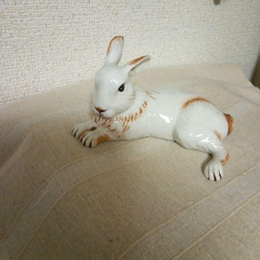 Villeroy&Bochビレロイ&ボッホ　陶器　置物　ウサギ　ヴィンテージ