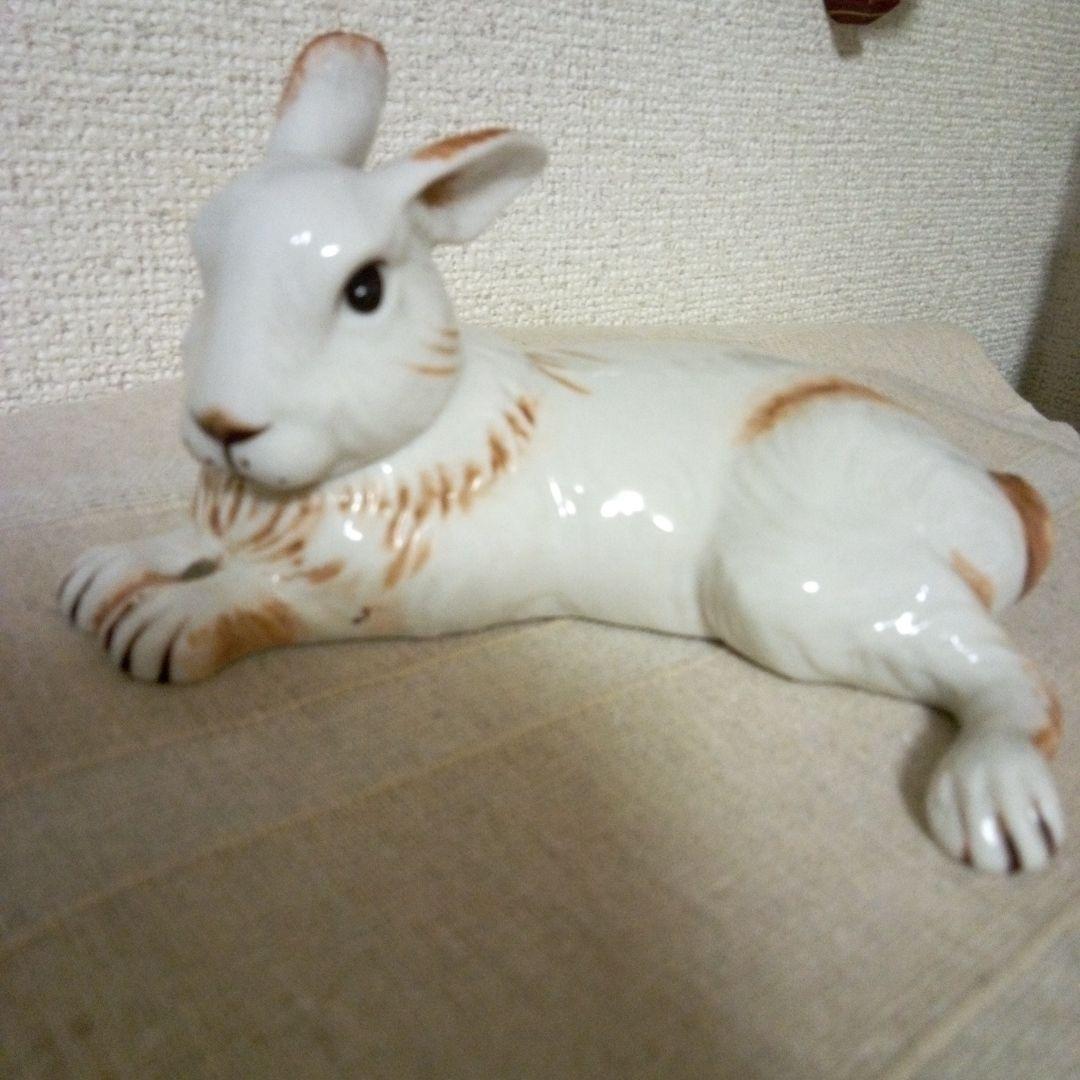 Villeroy&Bochビレロイ&ボッホ　陶器　置物　ウサギ　ヴィンテージ