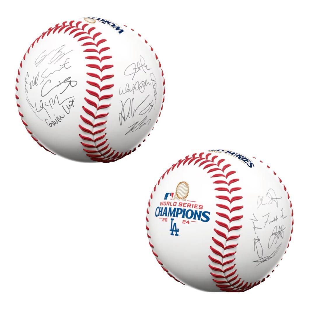 大谷翔平ジャッジドジャースVSヤンキース　ワールドシリーズ記念ボール2個セット