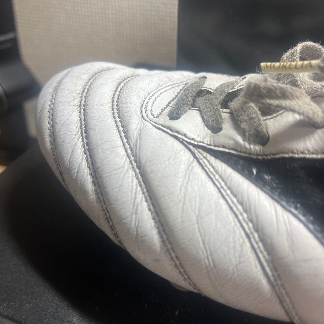 Mizuno Morelia サッカーシューズ ホワイト/ブラック正規箱付き