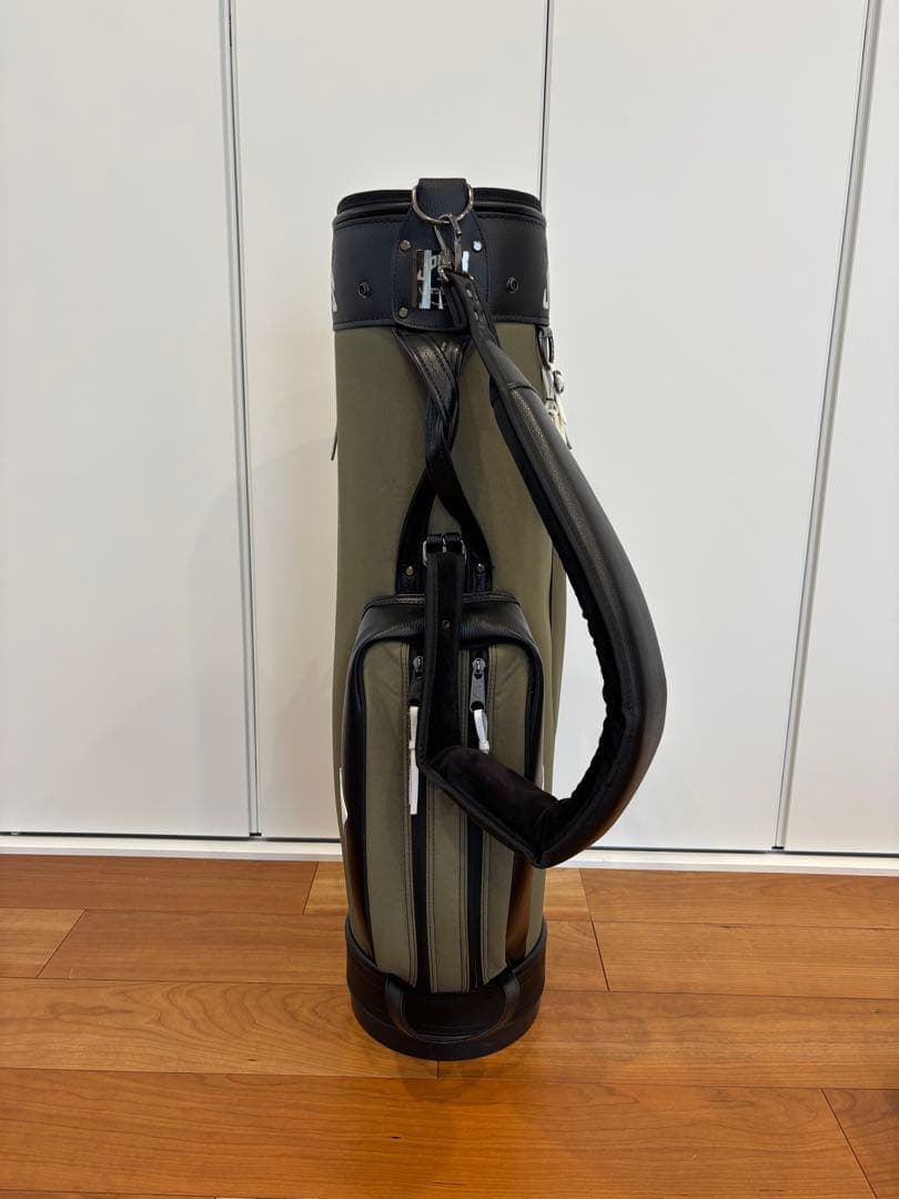 JONES キャディバッグ　オリーブ×ブラック