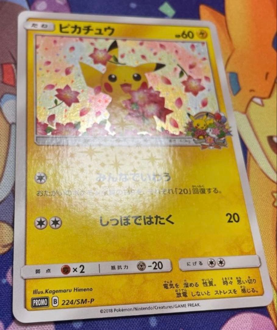 ピカチュウ：ポケモンセンター20周年記念キャンペーン PROMO みんなでいわう