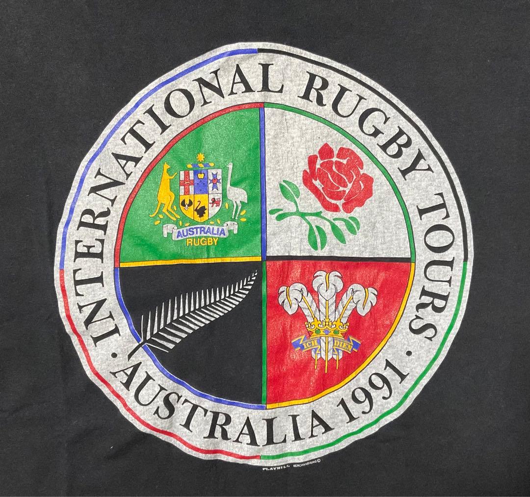 1991年オーストラリアVS NZ,イングランド、ウエールズ戦記念T-シャツ