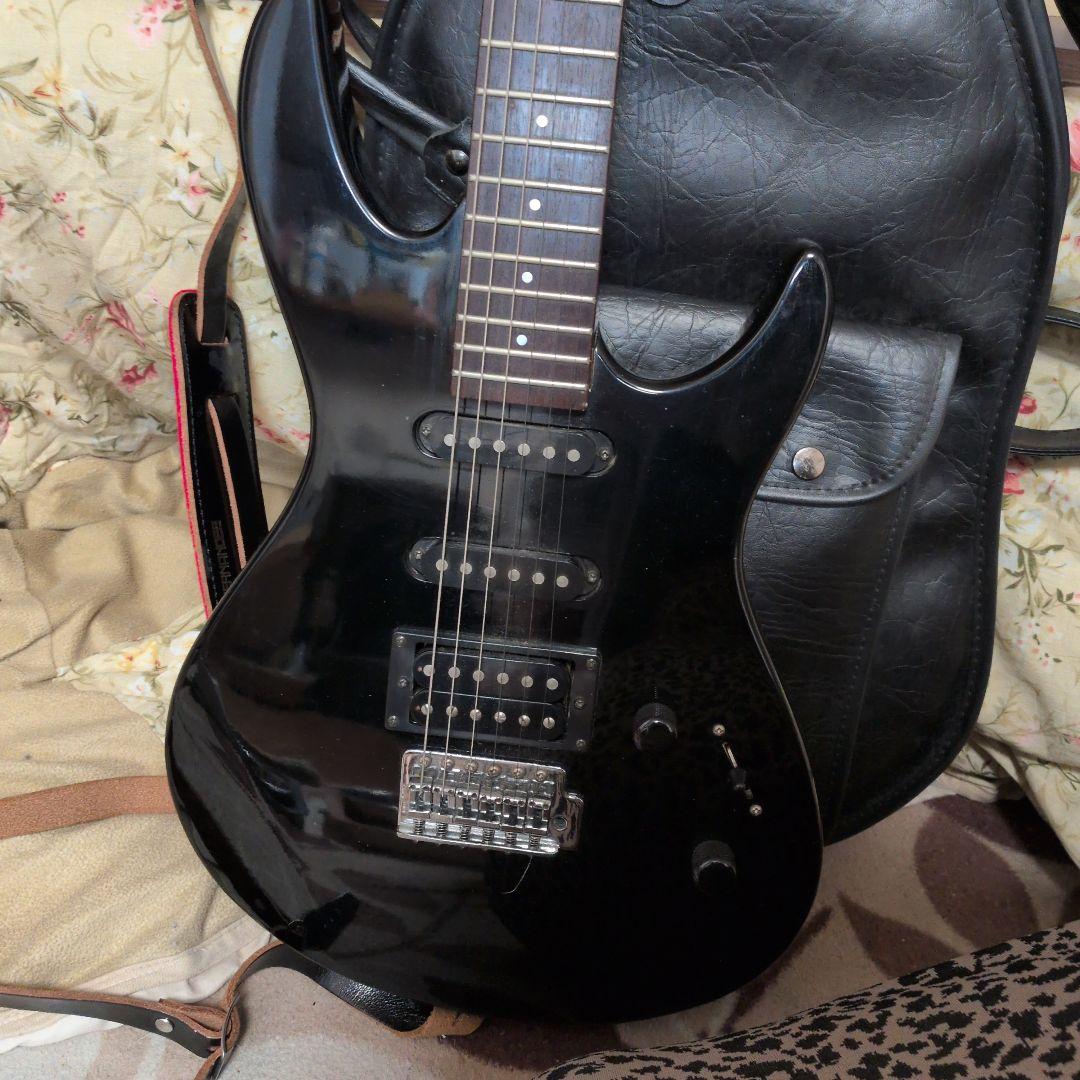 値下げ、GuitarPro ブラック エレキギター　ジャンク、早い者勝ち