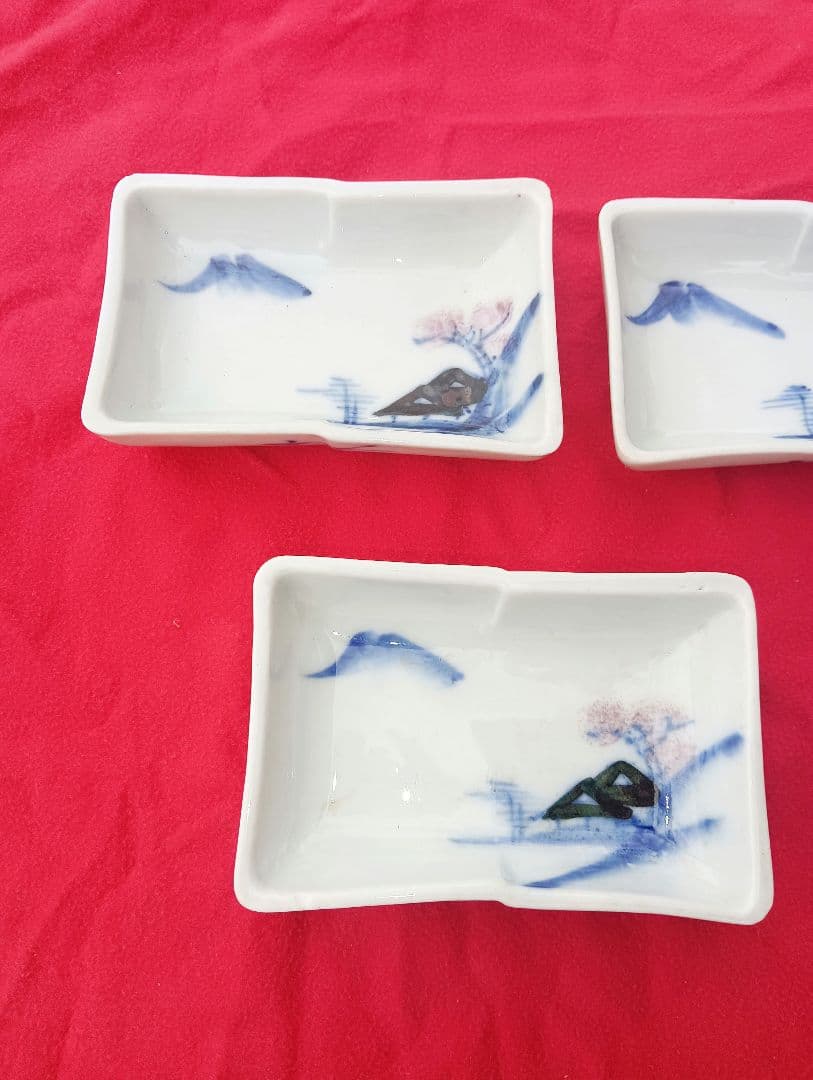 古伊万里　小皿　角皿　５枚