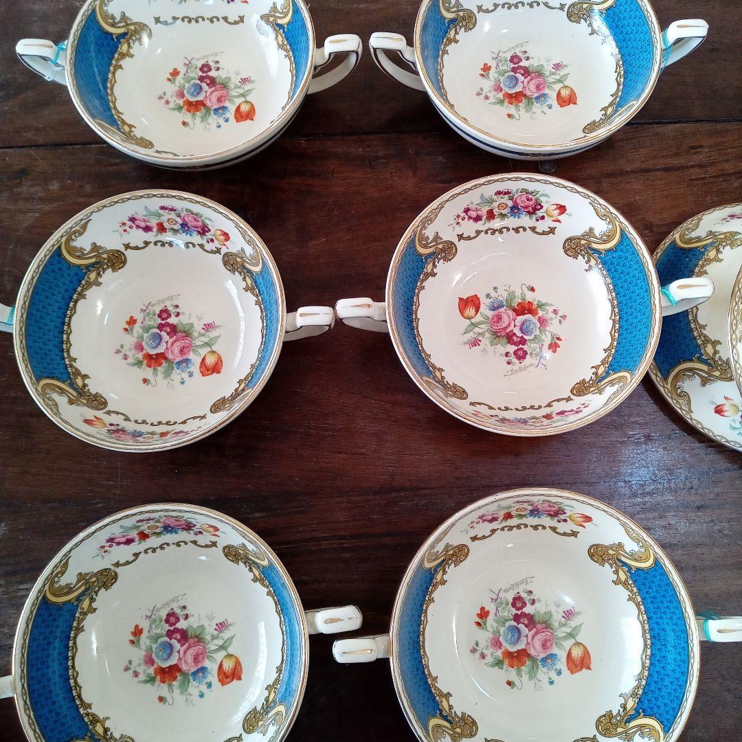 最終お値下げ！MYOTTSロイヤルクラウン スープトリオ6セット