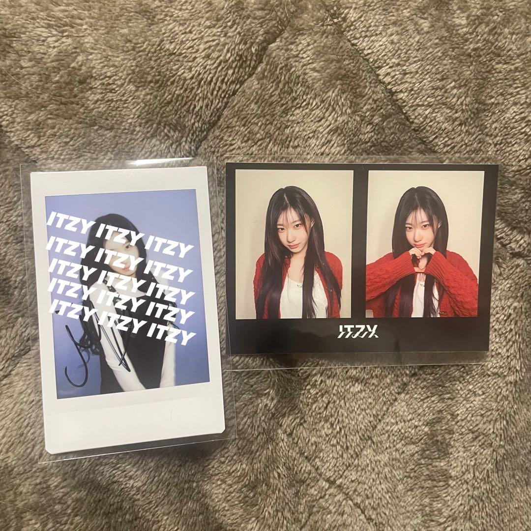 ITZY 直筆サイン入りポラロイド（チェキ）＆フォトカード セット チェリョン