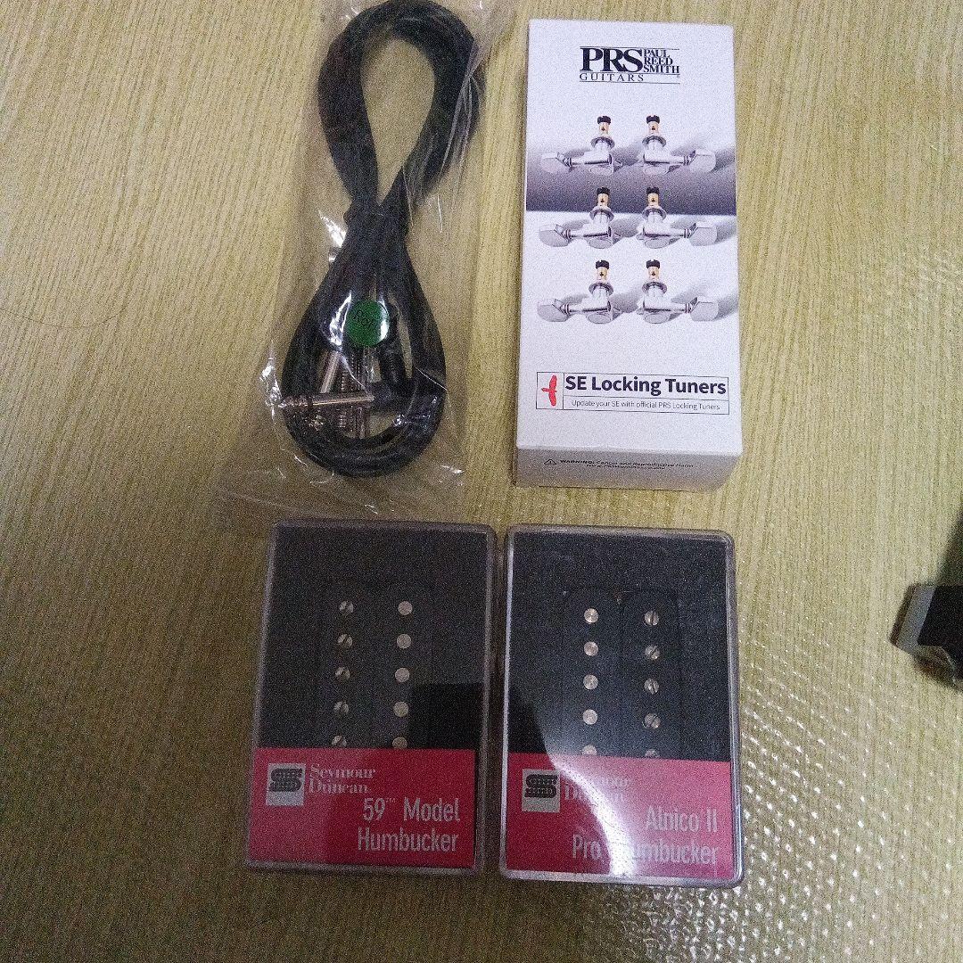 健*爺様 PRS SE Custom ブルーマテオ エレキギター　セイモア・ダン