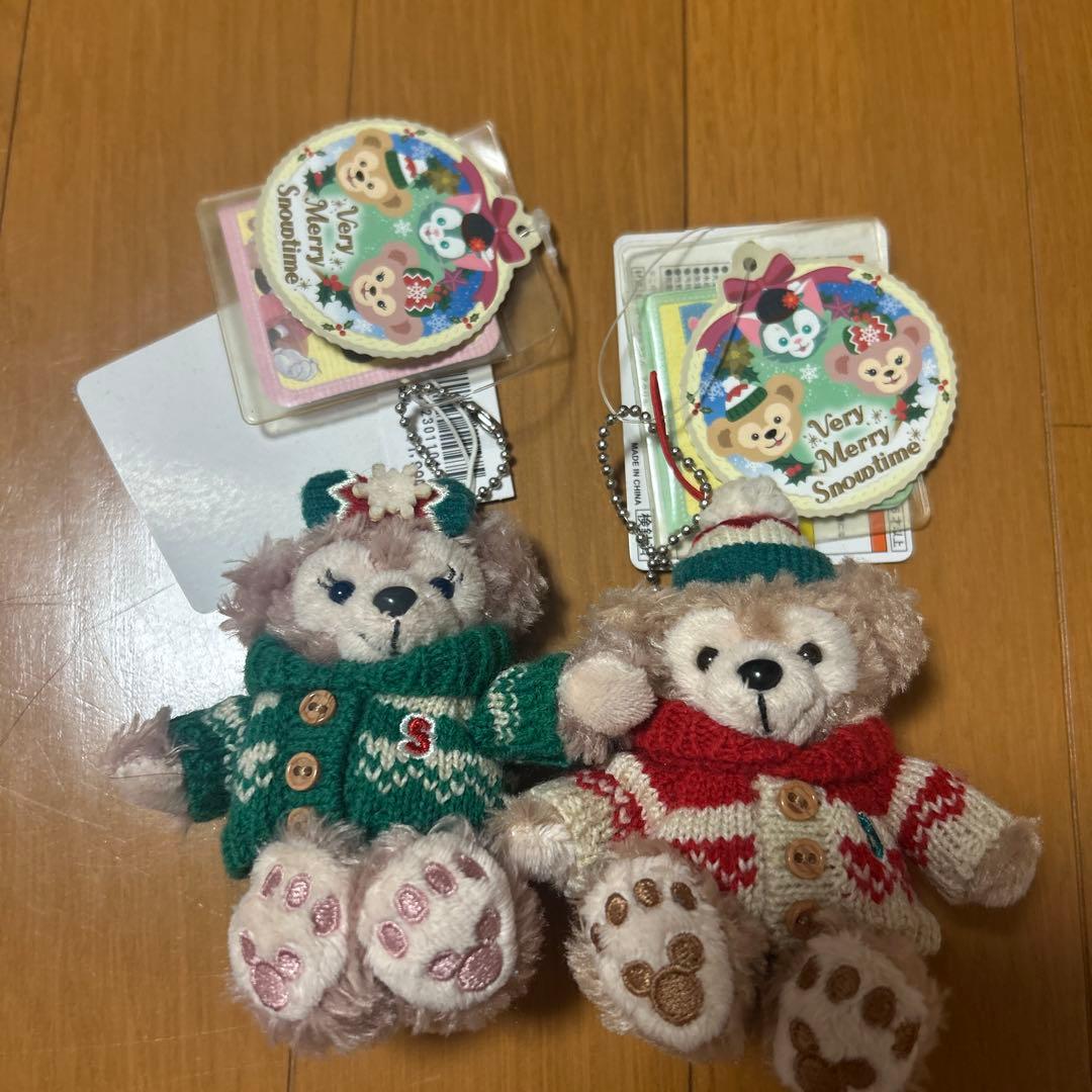 ダッフィーフレンズ ぬいぐるみバッジ、ストラップ7個セット