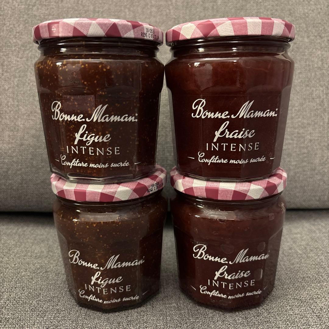 【お得なセット】現地購入 ボンヌママン 限定 紫瓶 ４個セット