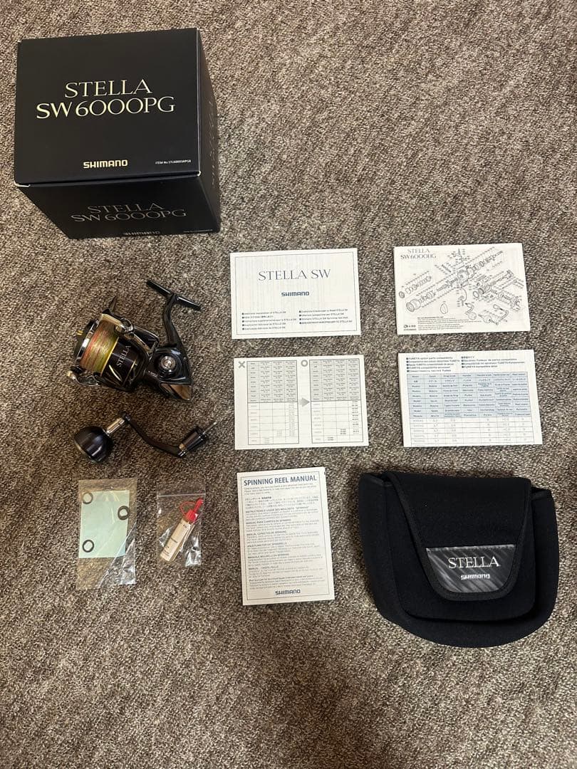 【超美品】SHIMANO 13STELLA SW6000PG スピニングリール