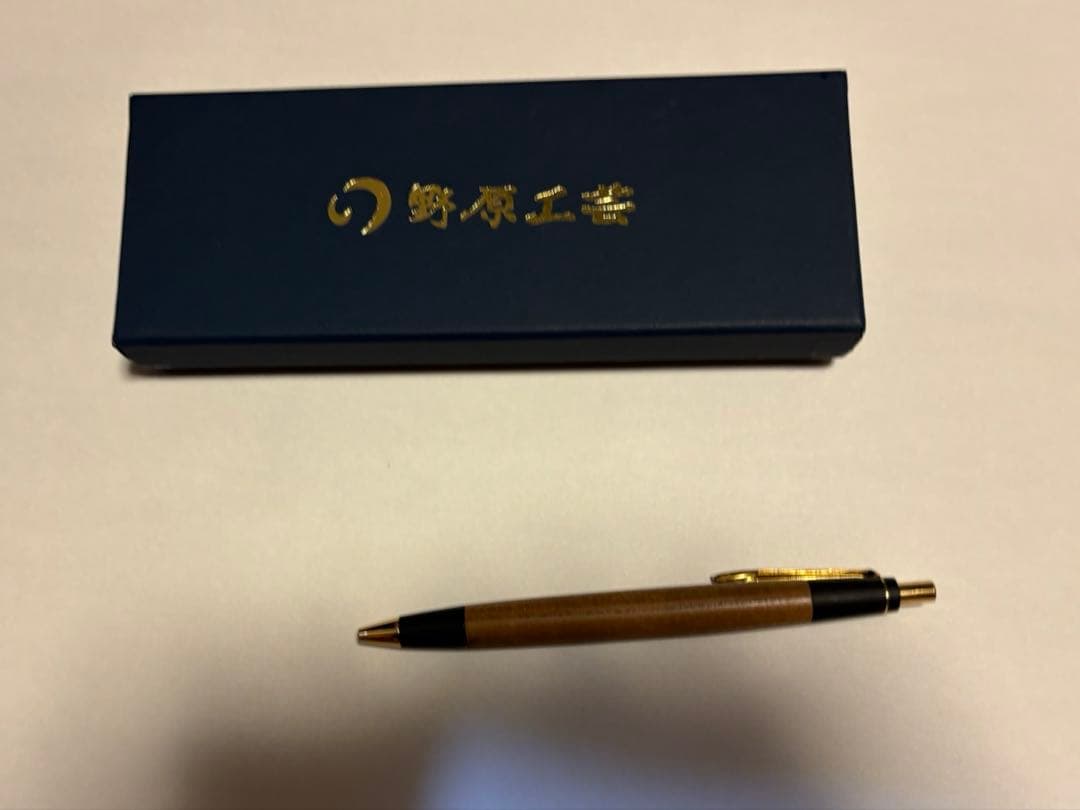 野原工芸 欅 シャープペンシル 旧型 ゴールド金具