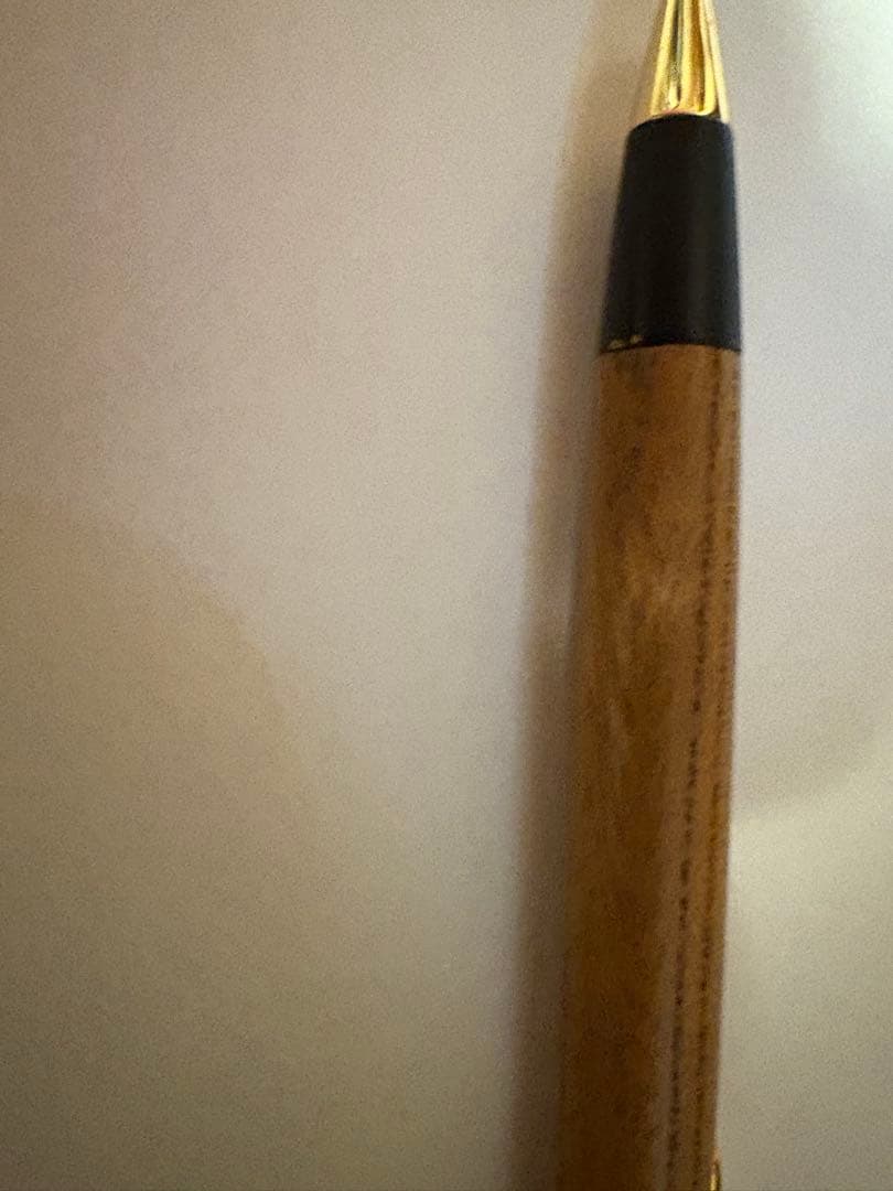 野原工芸 欅 シャープペンシル 旧型 ゴールド金具