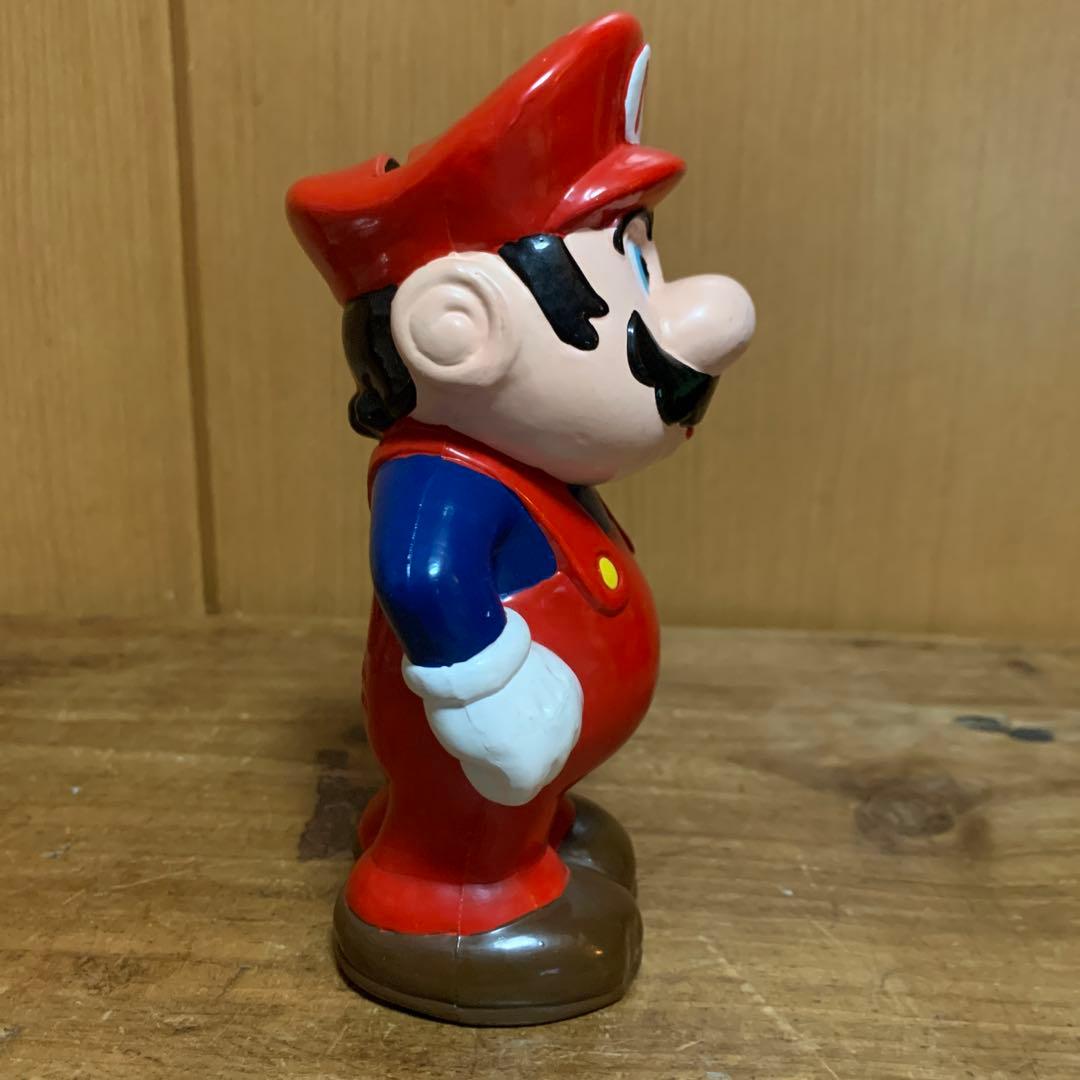 レア80s マリオブラザーズ　マリオ　ソフビ貯金箱　任天堂アメリカ