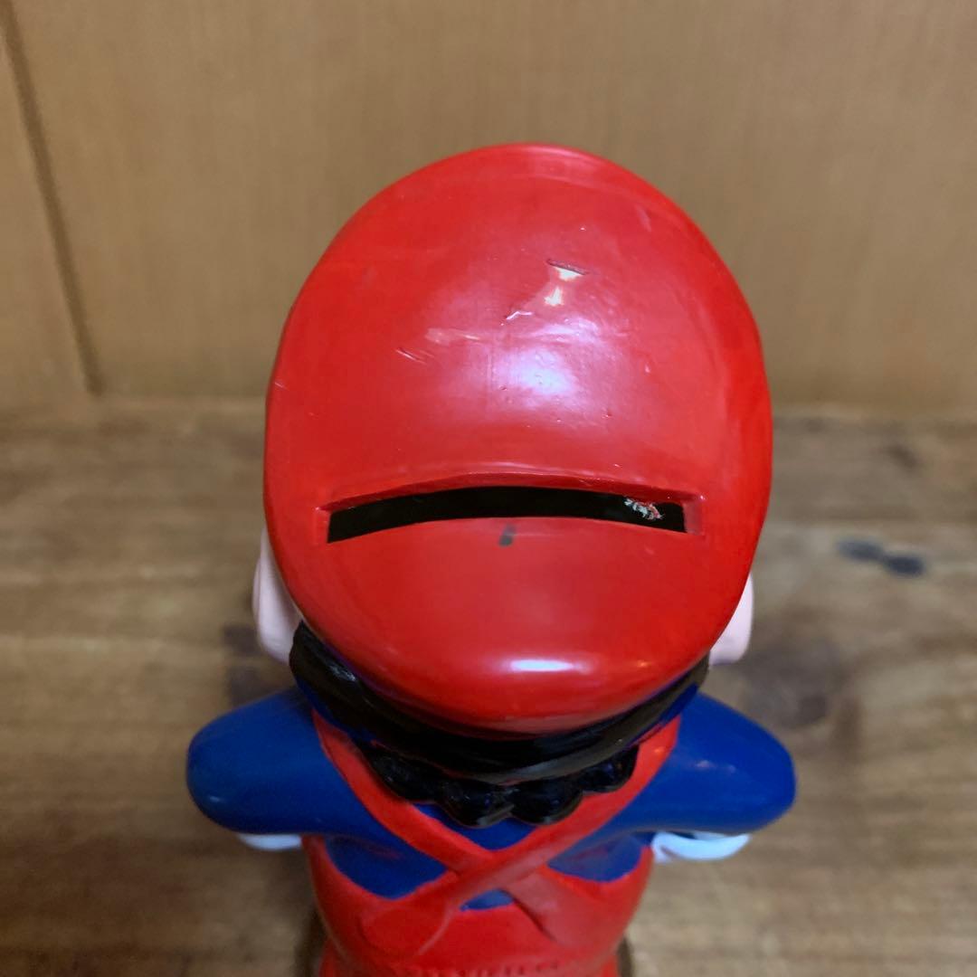 レア80s マリオブラザーズ　マリオ　ソフビ貯金箱　任天堂アメリカ