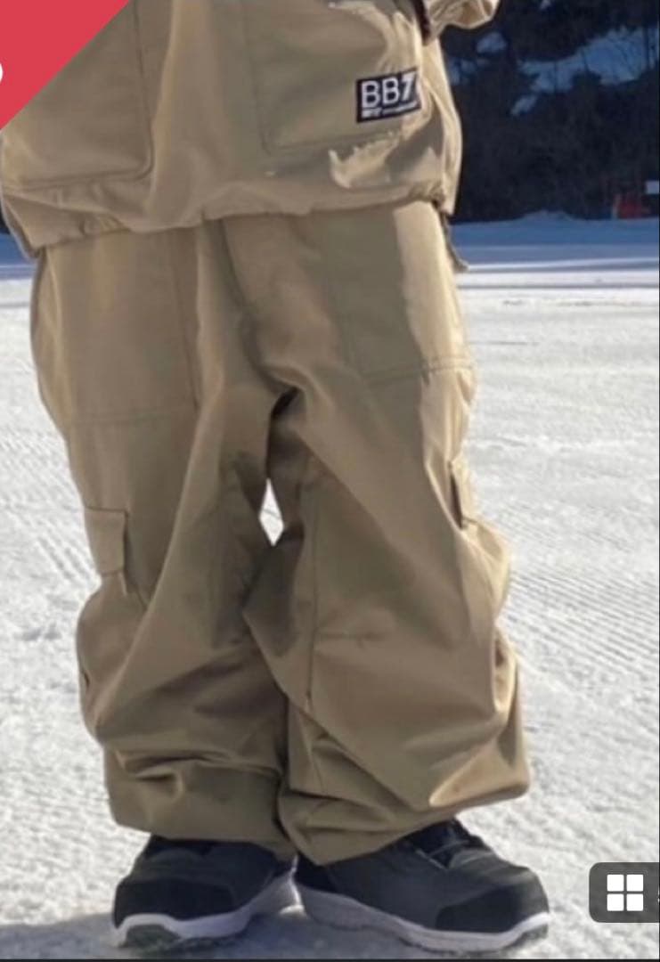 【値下げ中】VESP べスプ BB7 スノーボード カーゴパンツ ベージュ