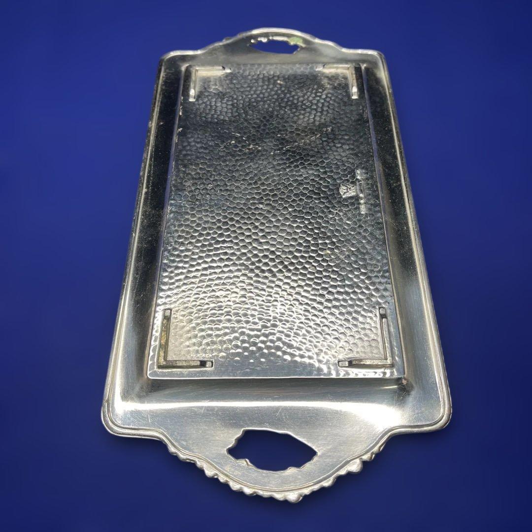 錫　灰皿　昭和レトロ　ビンテージ　アンティーク