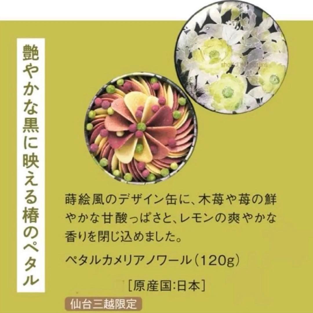 shodai bio nature 仙台三越限定 ペタルカメリアノワール チョコ