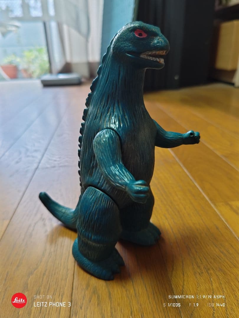 昭和当時物レトロ　ソフビ　ゴジラ