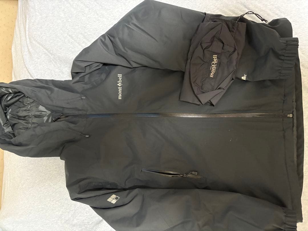 【美品】モンベルパウダーステップパーカ Men's 　高防水/保温/防寒