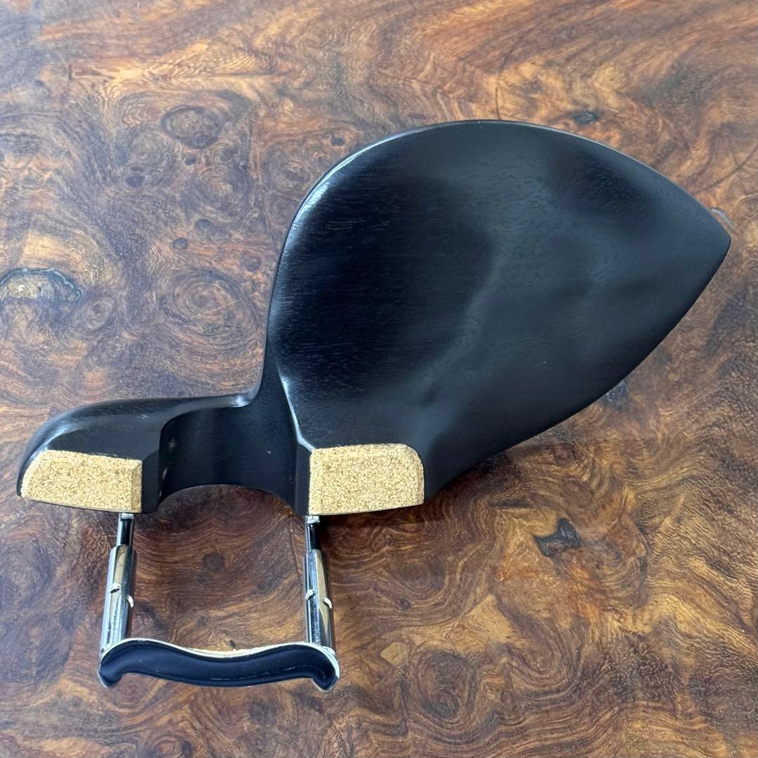 【新品】ビオラ用あご当て（エボニー／クローム金具）4種類セット！