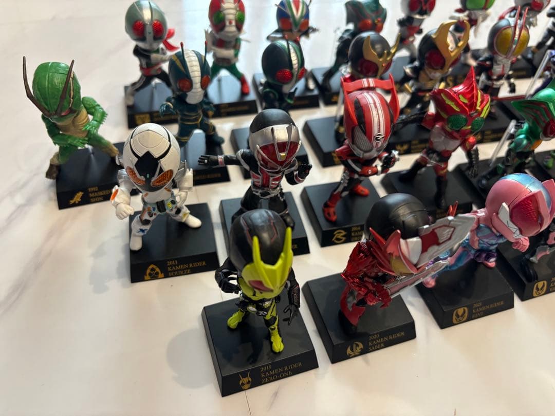 仮面ライダー　一番くじ　デフォルメクス　50周年