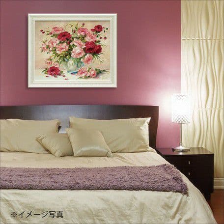 要問い合せ♥️今こそお部屋に絵を飾りましょ♥️イタリア作家　薔薇　絵　額絵　３型