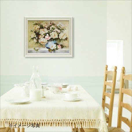 要問い合せ♥️今こそお部屋に絵を飾りましょ♥️イタリア作家　薔薇　絵　額絵　３型