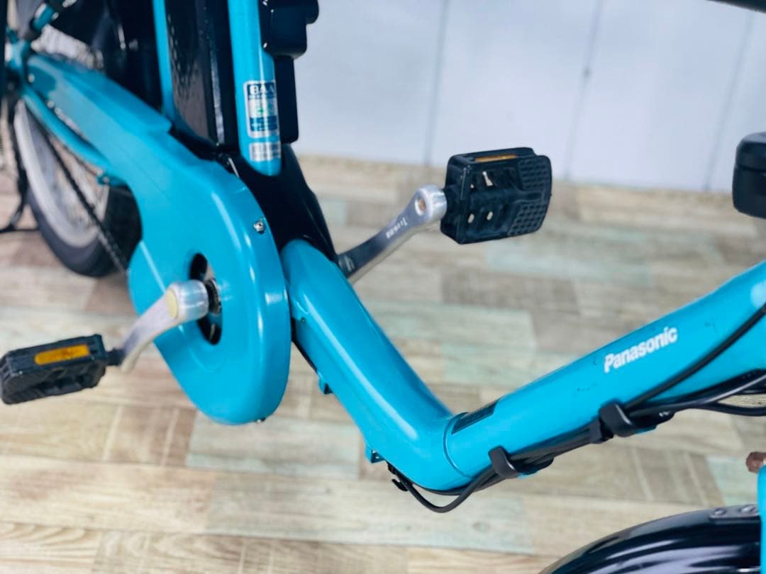 2957パナソニック12アンペア　3人乗り対応子供乗せ　電動アシスト自転車