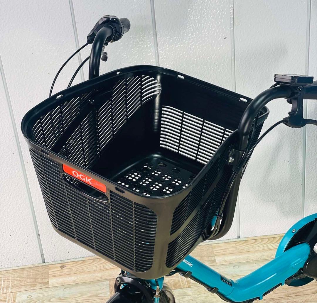 2957パナソニック12アンペア　3人乗り対応子供乗せ　電動アシスト自転車