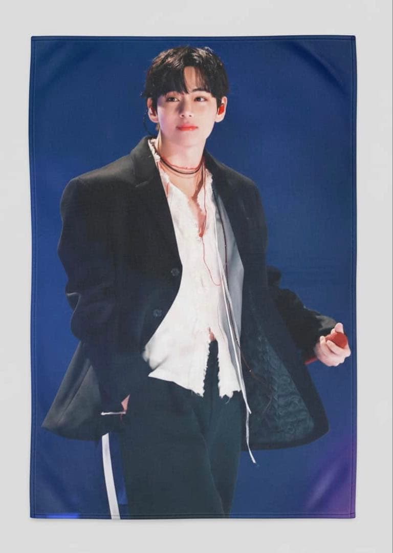 taehyung テヒョン テテ スローガンフェイスタオル 40×60cm