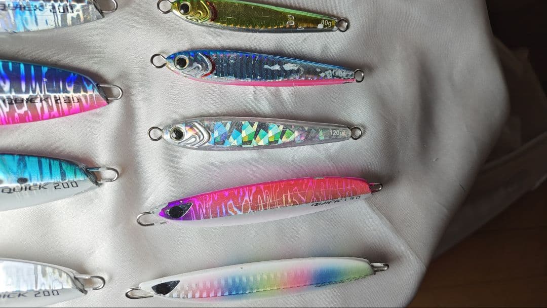 クイックゼロワン200×4 180 150 TGベイト120×2 80