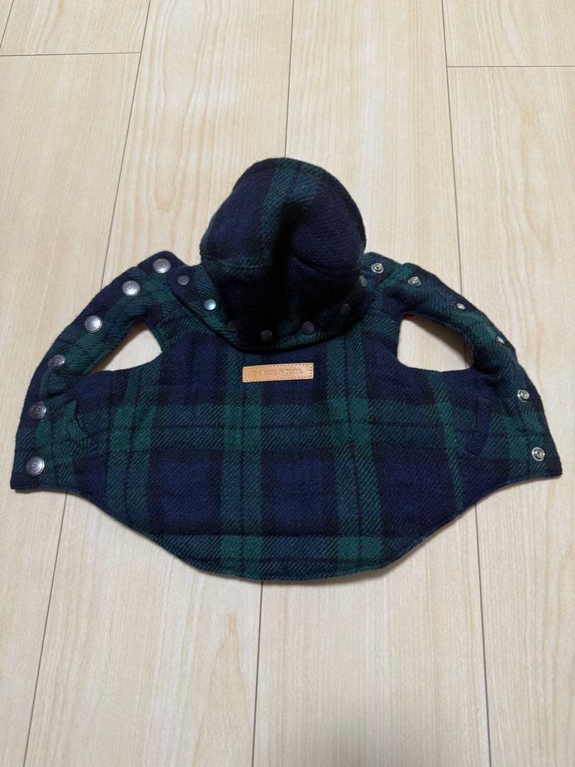 入手困難アトリエgg タータンチェックのウールキルトベスト