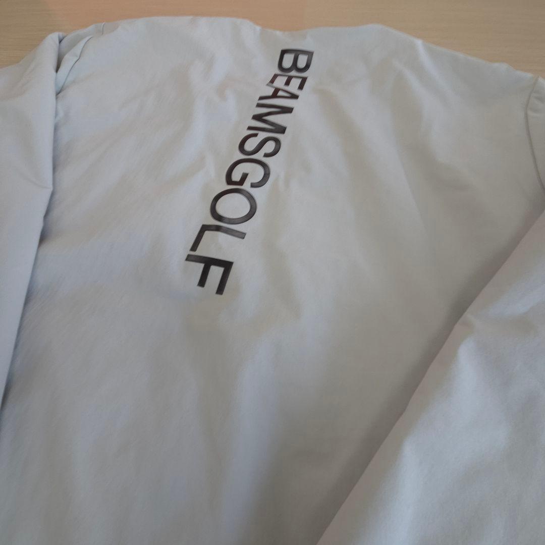 3. BEAMS GOLF ノーカラーブルゾン