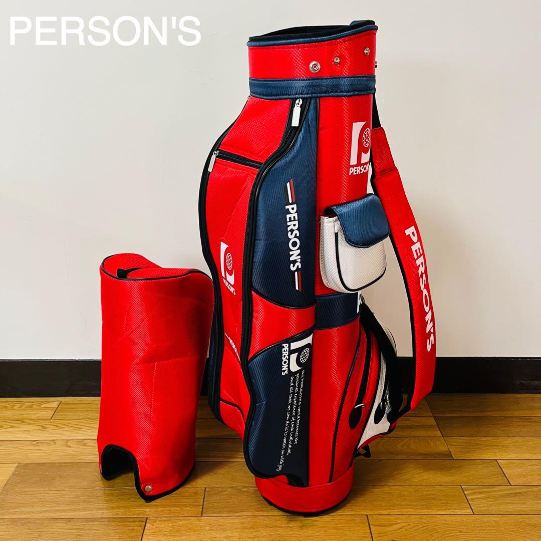 PERSON`S パーソンズ ゴルフバッグ・キャディバッグ　送料込み