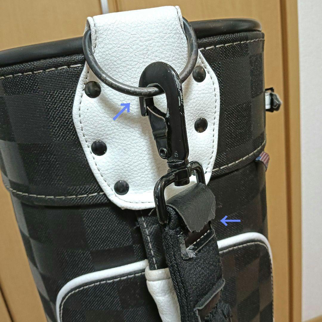 BELDING キャディバッグ ヘッドカバー付 9.5型 3.6kg ブラック